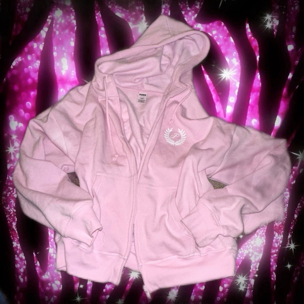 PINK victoria’s secret zip up hoodie